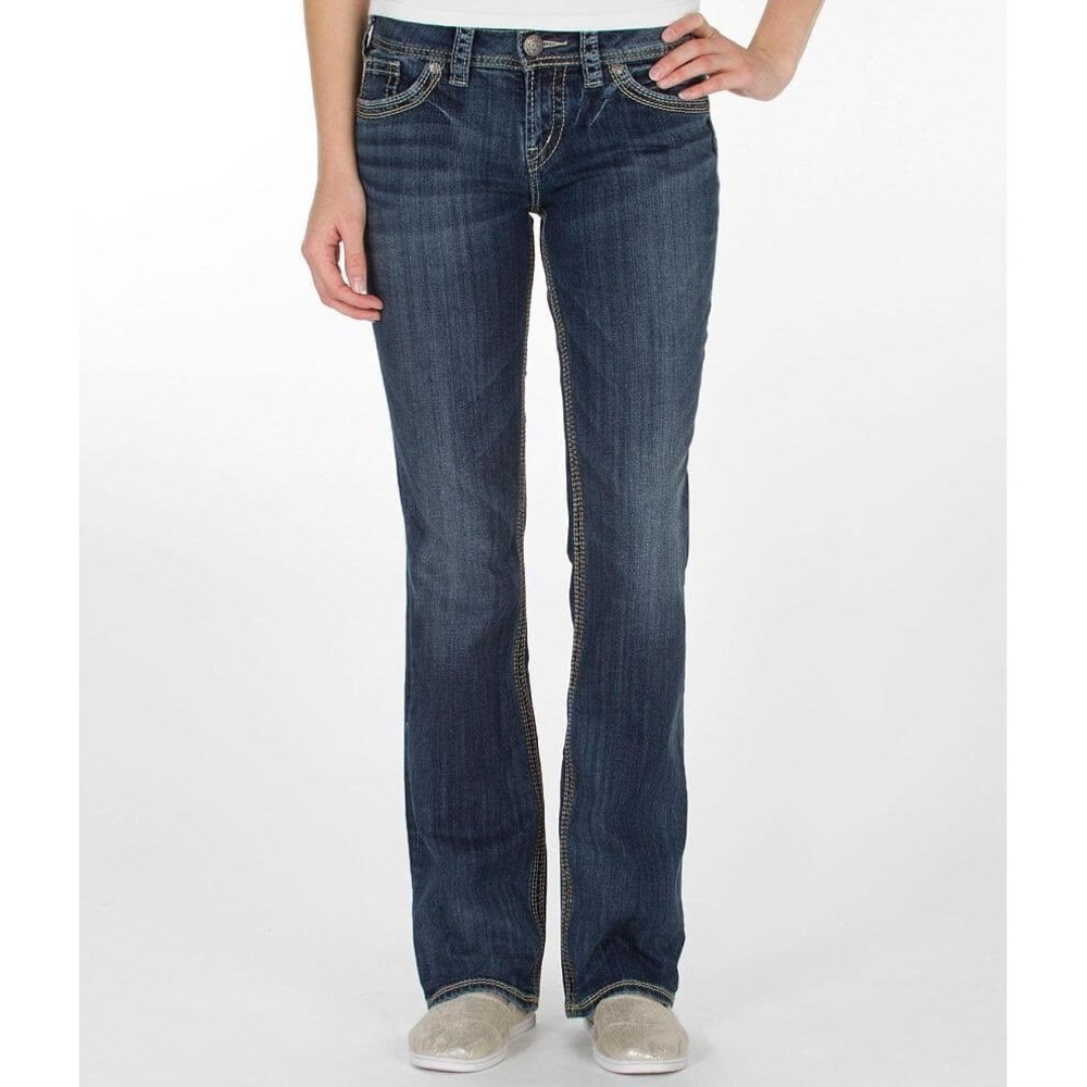 Silver Jeans Suki 17 Surplus Bootcut Jeans W29 L33‎ Embellished Western Fetival